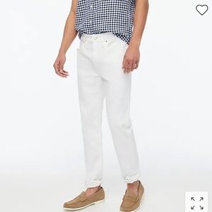 J Crew Factory Slim-fit flex jean in white AY186